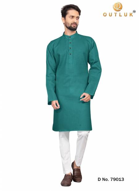 Sea Green Colour Outluk 79 Fancy Ethnic Wear Kurta With Pajama Collection 79013